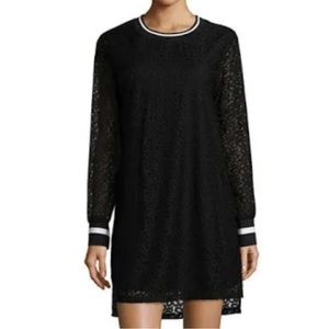 Love Reign Black Lace Shift Dress‎